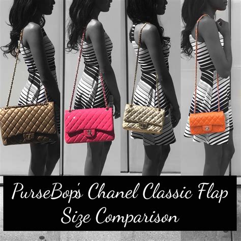 size comparison chanel classic bags small and medium|chanel classic flap bag medium.